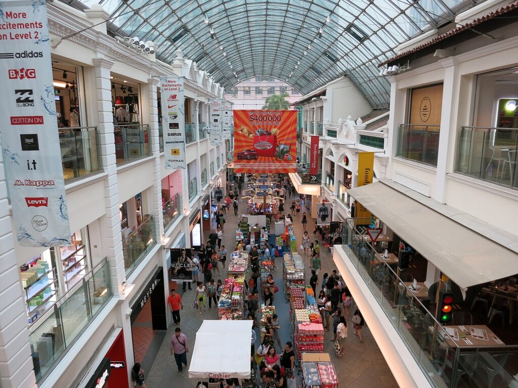 Bugis Junction Mall in Singapore
