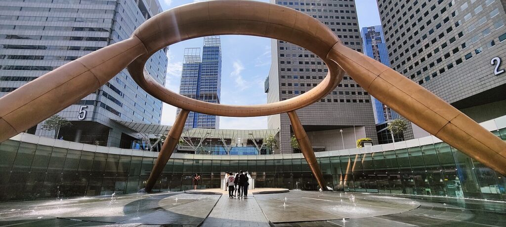 Suntec City Mall Fountain in Singapore